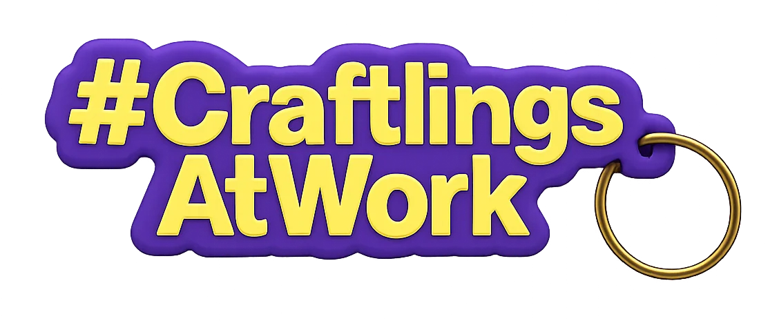 Gratis #CraftlingsAtWork sleutelhanger bij Hobby Alles