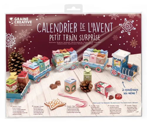 Adventskalender Kersttrein – DIY bouwpakket