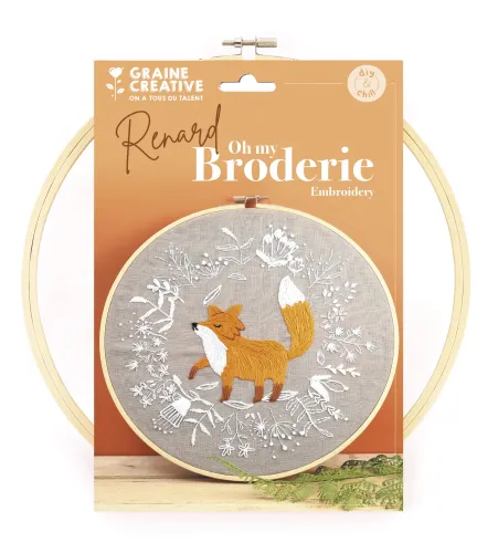Borduurring Vos – DIY borduurpakket