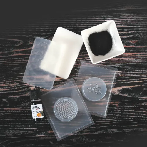 Zeepgietset Houtskool – DIY zeep maken inhoud