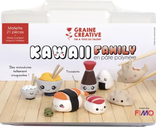 Fimo® Kawaii Koffer Zoetigheden – DIY 21-delige miniatuurset