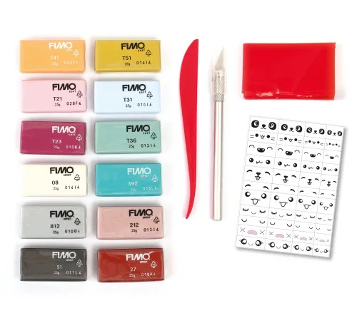 Fimo® Kawaii Koffer Yummy – DIY miniatuurset inhoud
