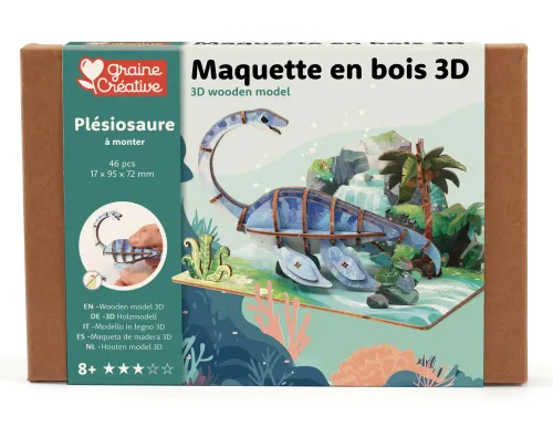 Houten Plesiosaurus – DIY bouwpakket
