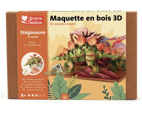 Houten Stegosaurus – DIY bouwpakket