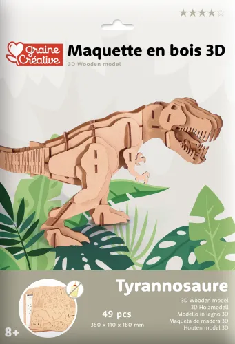 Houten T-Rex – DIY bouwpakket