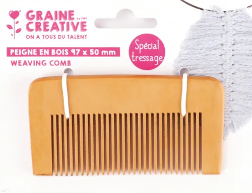Houten Weefkam – Accessoire voor handweven en macramé
