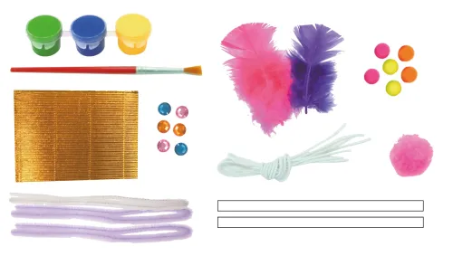 Maskers knutselen – DIY upcycling set inhoud