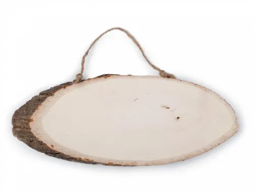 Ovalen houten boomschijf – DIY basisvorm