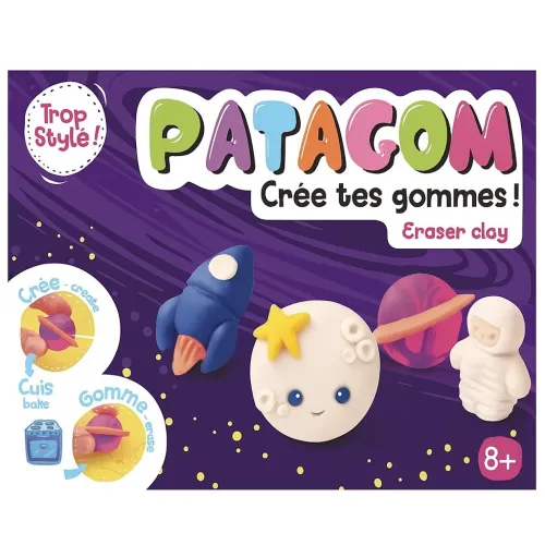 Patagom gum cosmos (4 stuks) - DIY kinderklei vanaf 8 jaar