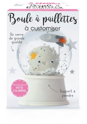 Sneeuwbol om zelf te vullen – DIY accessoire