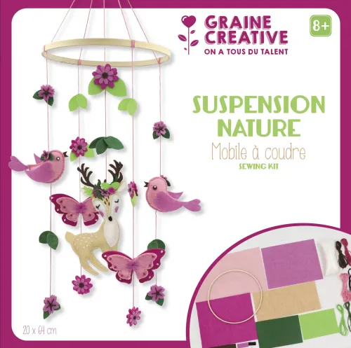 Vilt mobiel natuur – DIY viltpakket
