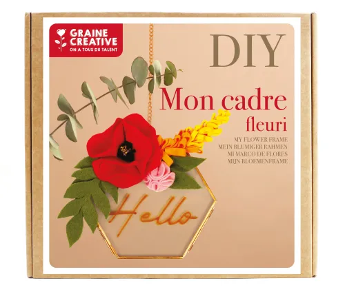 Vilten Bloemendecoratie – DIY wanddecoratie