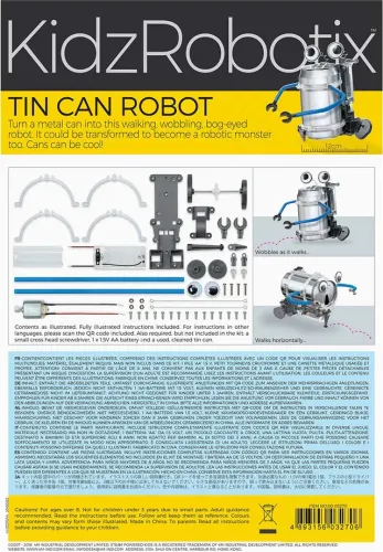 4M KidzRobotix Blikje Robot – DIY upcycling set verpakking