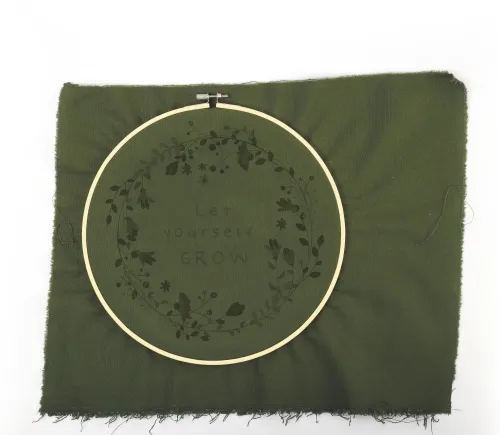 Borduurring Let Yourself Grow – DIY borduurpakket patroon