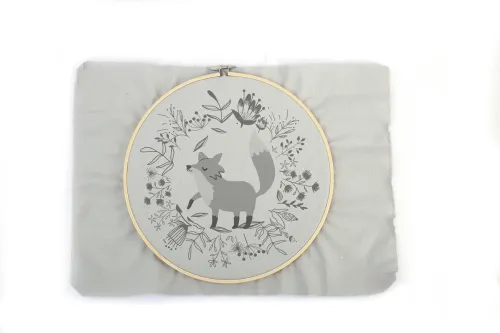 Borduurring Vos – DIY borduurpakket patroon