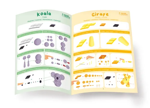DIY Kaarsenset Wilde Dieren instructie