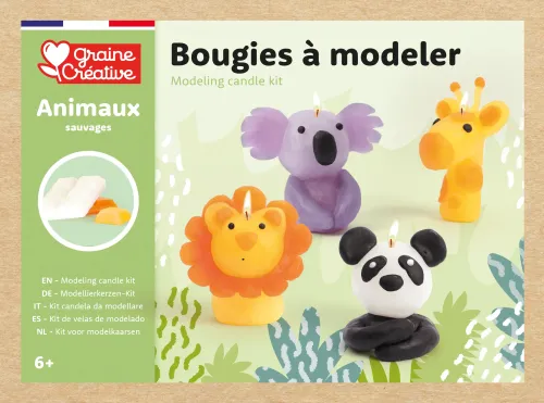 DIY Kaarsenset Wilde Dieren verpakking