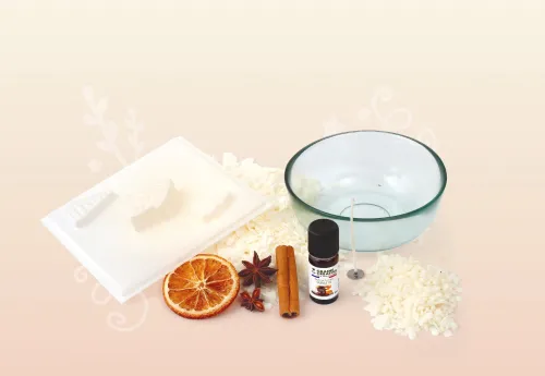 DIY Kaarsenset Winter inhoud