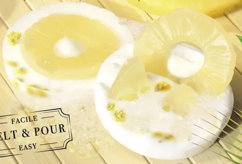 Zeepgietset Piña Colada – DIY zeep maken | Smelt & giet techniek en frisse Pina Colada-geurstof