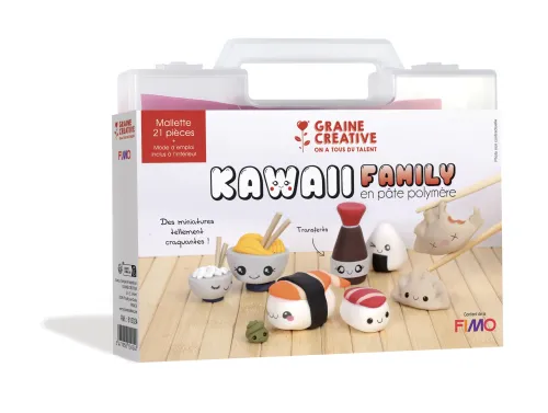 Fimo® Kawaii Koffer Zoetigheden – DIY 21-delige miniatuurset verpakking