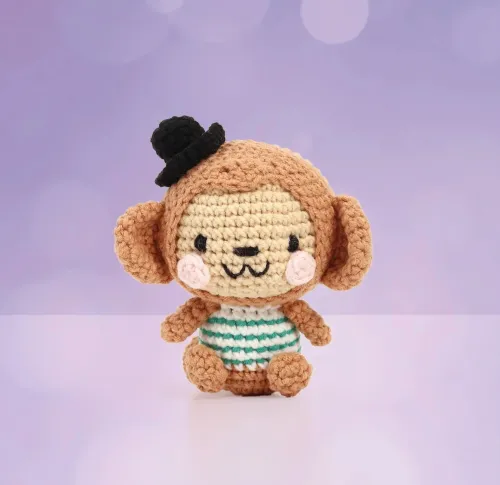 Haakset Aap Nori – Amigurumi DIY-pakket display