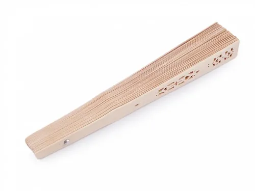 Houten waaier sierpatroon – DIY basisvorm gevouwen
