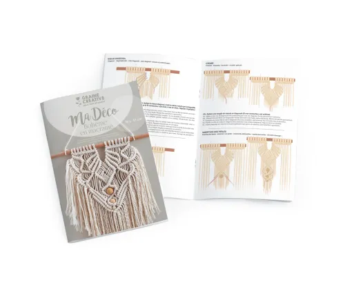 Macramé wandhanger (30 x 45 cm) – DIY wanddecoratie handleiding