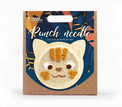Punch Needle Kat – DIY borduurpakket
