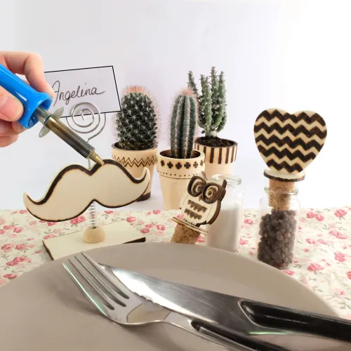 Pyrografie Set – DIY houtbranden display