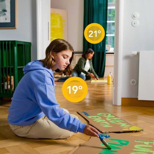 tado Slimme Thermostaat V3+ Zwart Uitbreiding