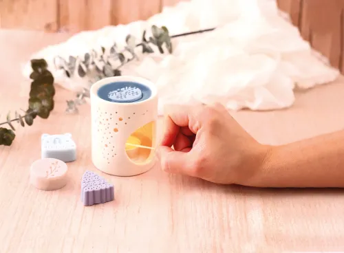 Waxmelt Jeneverbes - DIY geurblokje maken display