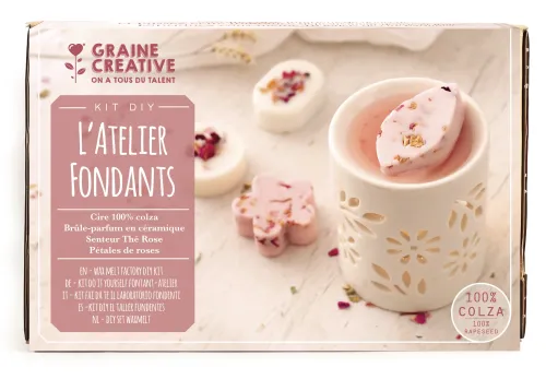 Waxmelt rozenthee - DIY geurblokje maken | Incl. brander